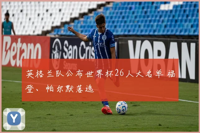 英格兰队公布世界杯26人大名单 福登、帕尔默落选
